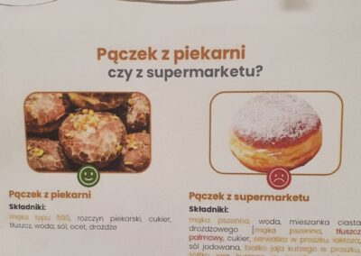 Dwa paczki i tekst