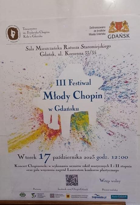 Gala wręczenia nagród konkursu plastycznego “Chopin w Gdańsku”
