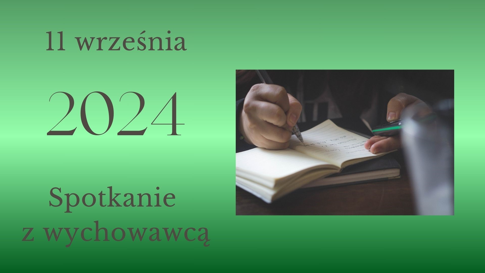 Spotkanie z wychowawcą